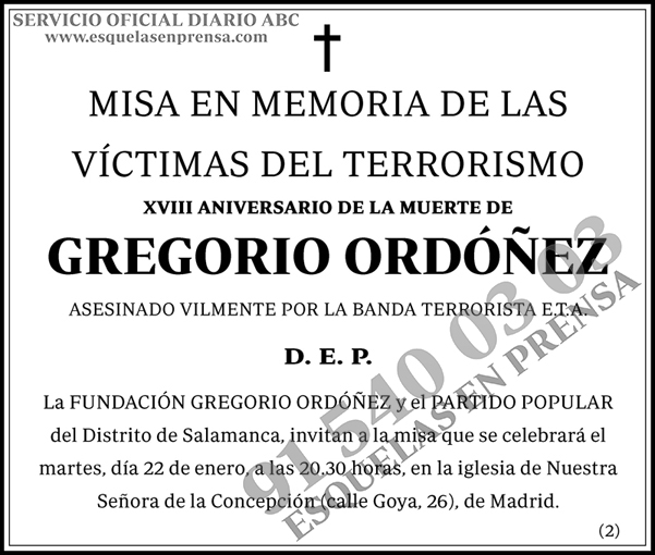 Gregorio Ordóñez